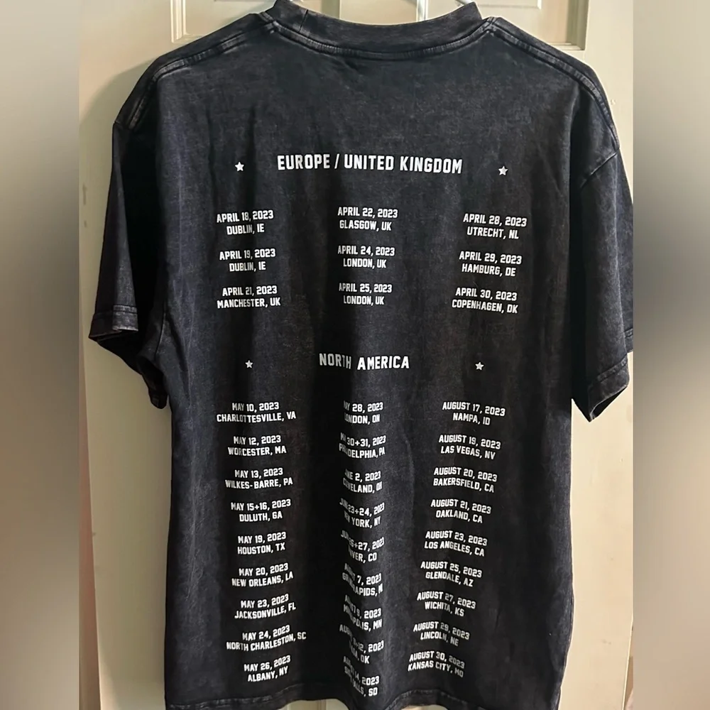 Zach Bryan 2023 burn burn burn concert tee shirt size medium - Picture 3 of 3